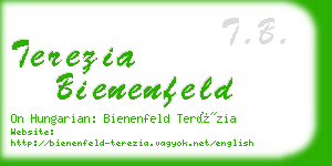 terezia bienenfeld business card